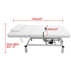 One Motor Electric 2 Section SPA Massage bed with lifted back support-MT362 - GreenLife-107361