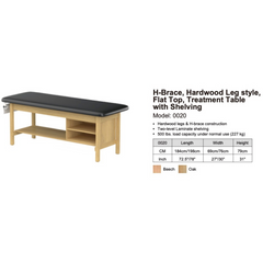Clinic-2 Series Hardwood Leg Support Treatment Tables