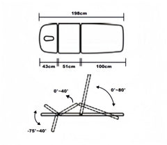 Vivinova ® German Dewert ® Motor Infinity Electric Height Adjustable Physiotherapy Equipment Massage Table Treatment Bed - Grey , for Chiropractor RMT Clinic