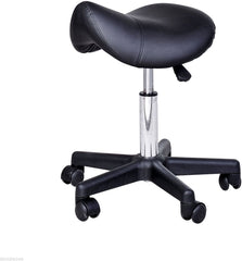 Choice Hydraulic Adjustable Height Rolling Saddle Stool - RSS411 - Greenlife Treatment-Rolling Stool