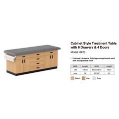 Clinic-3 Series Cabinet Style Treatment Tables