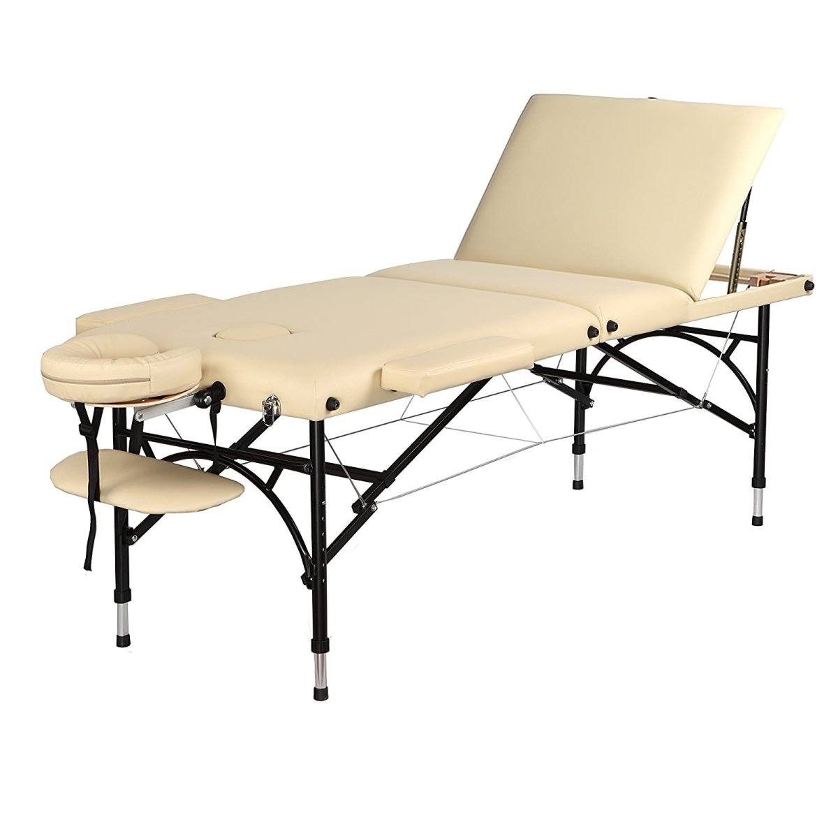 3-Section 5" Aluminum Super Stable Portable Massage Table - MTA132 - Greenlife Treatment-Portable Massage Table