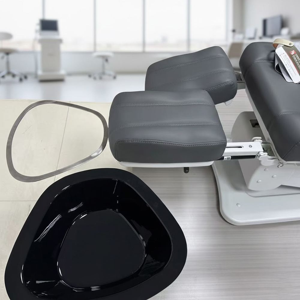 4 Motors Podiatry Chair With Split Legs And Waste Tray C513 - Greenlife - Podiatry Chair