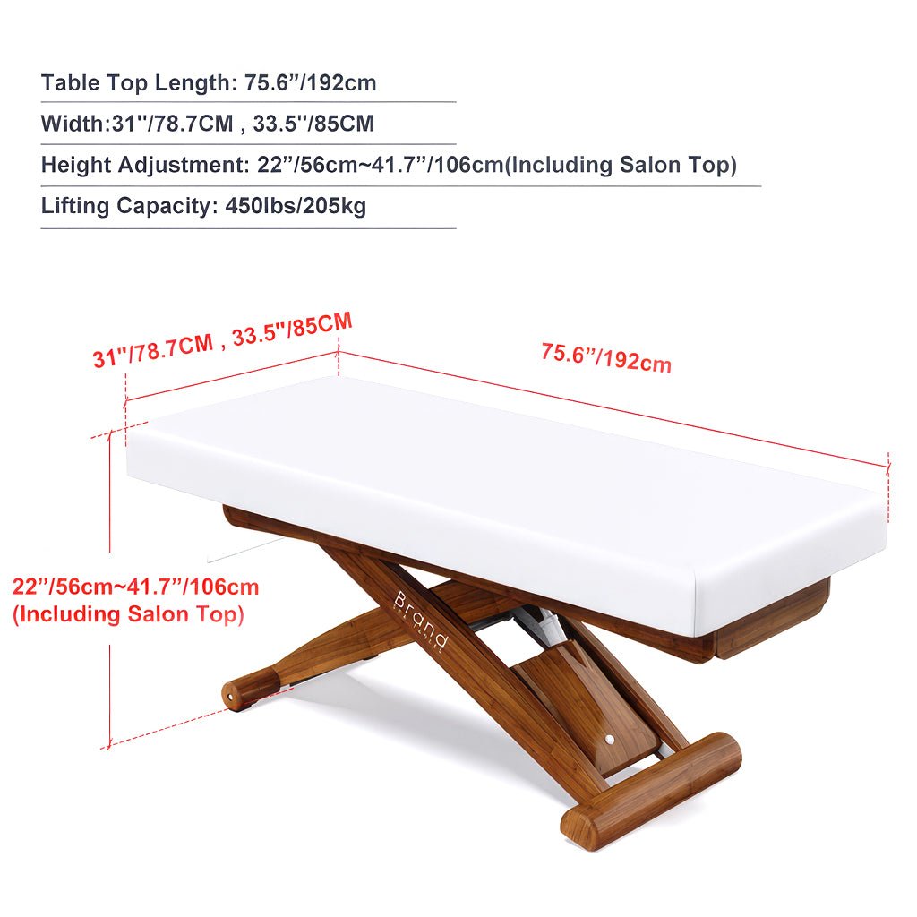 Starlet Flat SPA Electric Massage Table - GreenLife-Electric Massage Bed