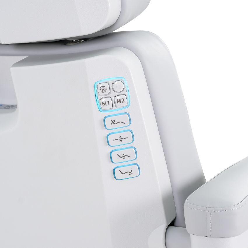 SilverFox 2246BN Electric 4 - Motor Examination Esthetician Chair with Position Memory Function - GreenLife -