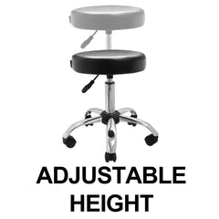 Deluxe Hydraulic Adjustable Height Rolling Stool - RS541/2 - Greenlife Treatment-Rolling Stool