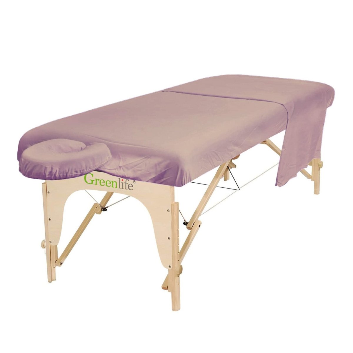 Poly-Cotton 3 Pieces Massage Table Sheet Set - Greenlife Treatment-Massage Table Sheet