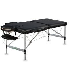 2-Section 5" Aluminum Super Stable Portable Massage Table - MTA122 - Greenlife Treatment-Portable Massage Table