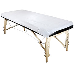 Disposable Oil & Water Proof Massage Table Sheet - White 20pc/bag - Greenlife Treatment-Disposable Bed Sheet