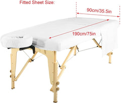 Microfiber 3 Pieces Massage Table Sheet Set - Greenlife Treatment-Massage Table Sheet