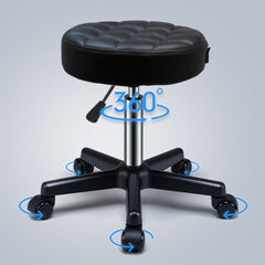 Super Comfort Hydraulic Adjustable Height Rolling Stool - RS321/2 - Greenlife Treatment-Rolling Stool