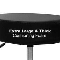 Ultra Thick Hydraulic Adjustable Height Rolling Stool - RS161/2/3 - Greenlife Treatment-Rolling Stool